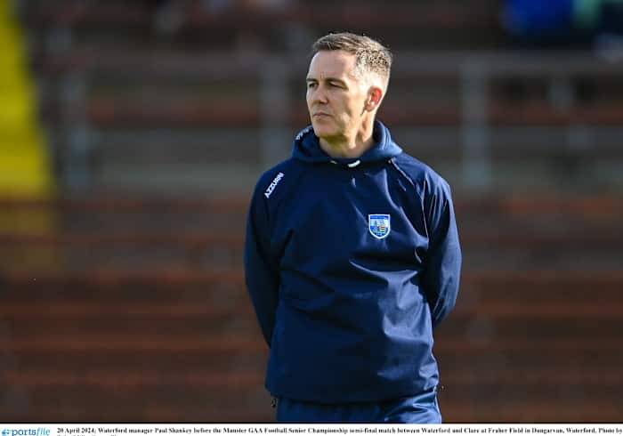 Paul Shankey steps down as Waterford senior football team manager