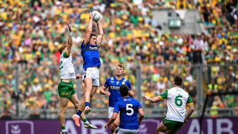 Joe O'Connor savouring his second All-Ireland SFC triumph