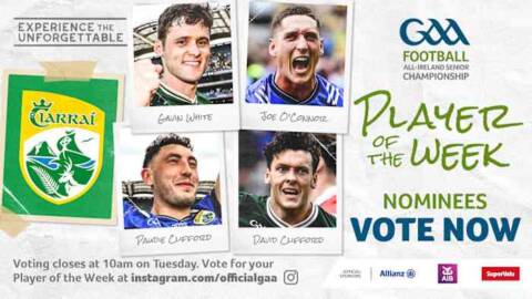 GAA.ie Footballer of the Week nominees