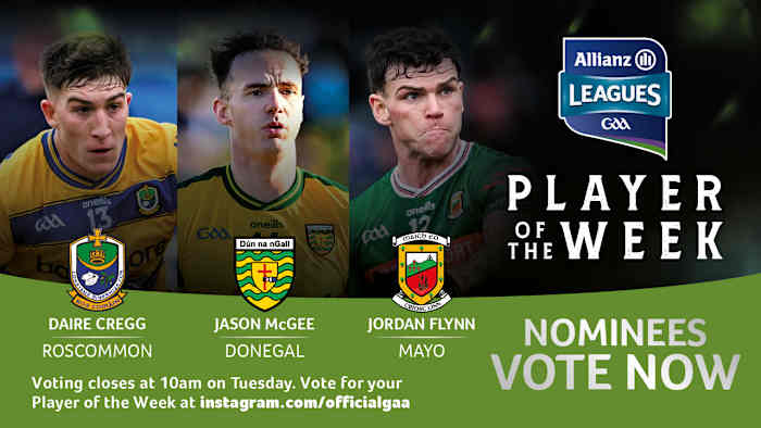 GAA.ie Footballer of the Week nominees