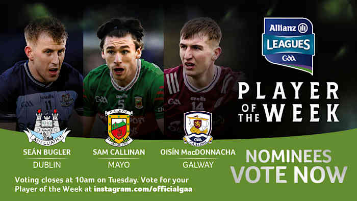 GAA.ie Footballer of the Week nominees