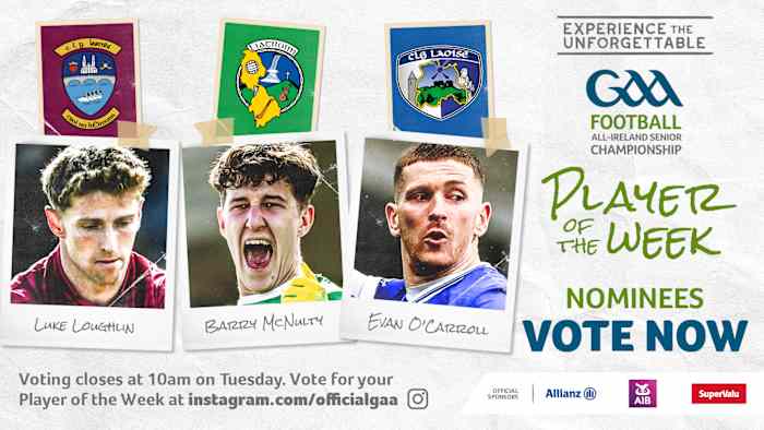 GAA.ie Footballer of the Week nominees