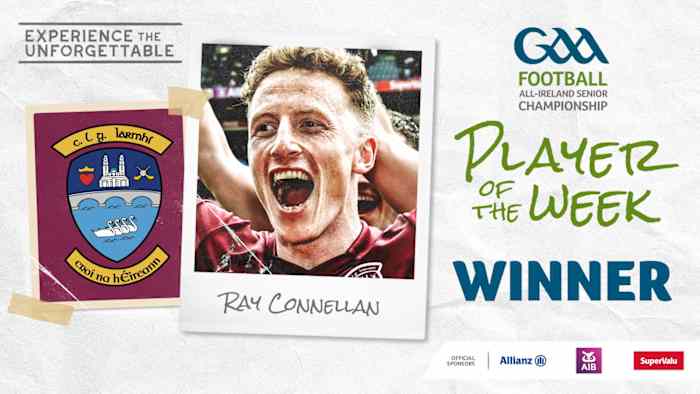 Ray Connellan voted GAA.ie Footballer of the Week