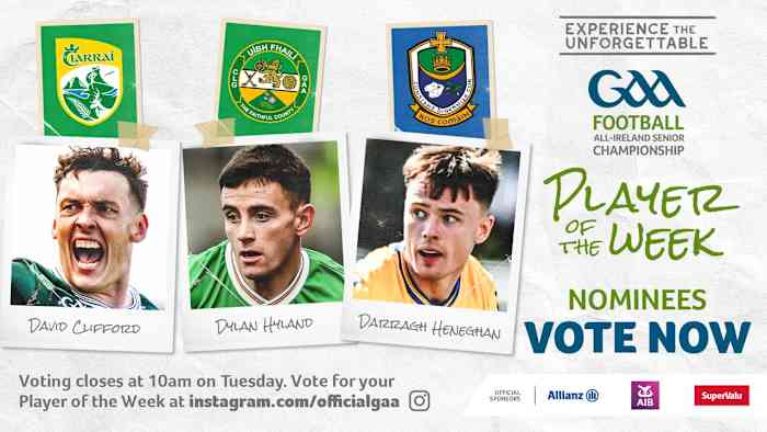 GAA.ie Footballer of the Week nominees