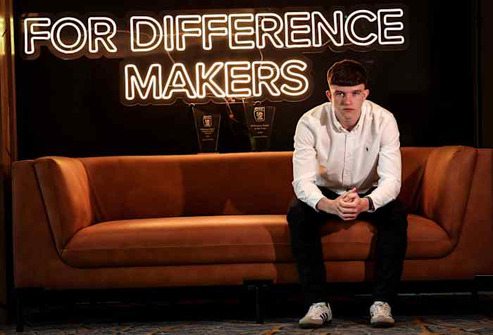 Gearóid White has high hopes for the future