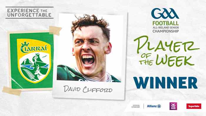 David Clifford voted GAA.ie Footballer of the Week